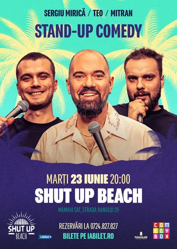 Stand-up comedy cu Teo, Sergiu Mirică și Dragoș Mitran
